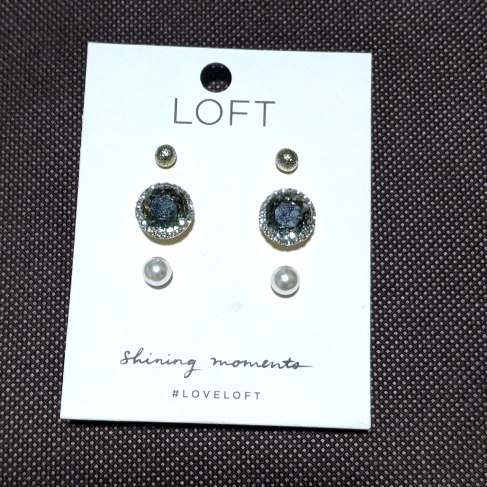 NWT Loft Shining Moments Earrings